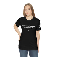 Load image into Gallery viewer, Impossibilities - Unisex Jersey Short Sleeve Tee
