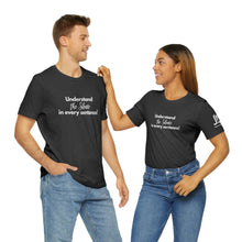 Load image into Gallery viewer, The Silence - Unisex Jersey Short Sleeve Tee
