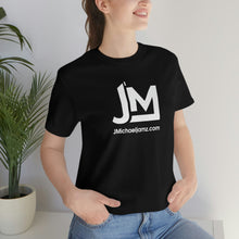 Load image into Gallery viewer, JM White Logo - Unisex Jersey Short Sleeve Tee
