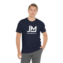 Load image into Gallery viewer, JM White Logo - Unisex Jersey Short Sleeve Tee
